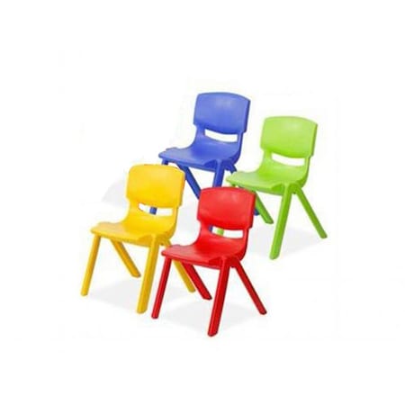 Rainbow Outdoor Mambo Kids Set of 4 Stackable Armchair-Mix RBO-MAMBO-SC-SET4